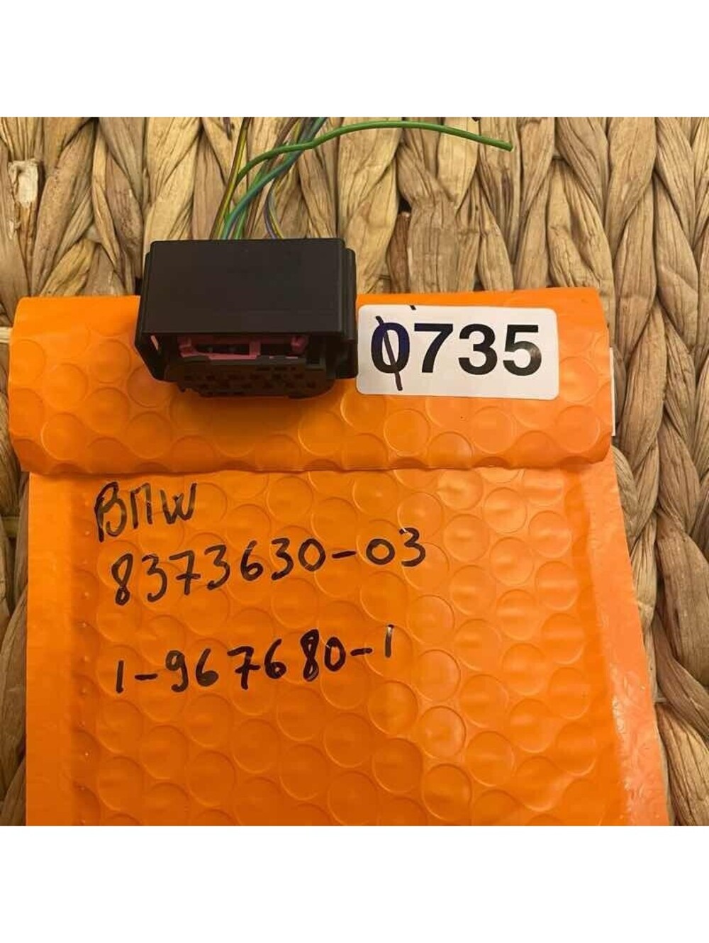 ✅8373630-03 Lane Change Assist Warning Sensor Connector BMW 2014-2021 #️⃣735